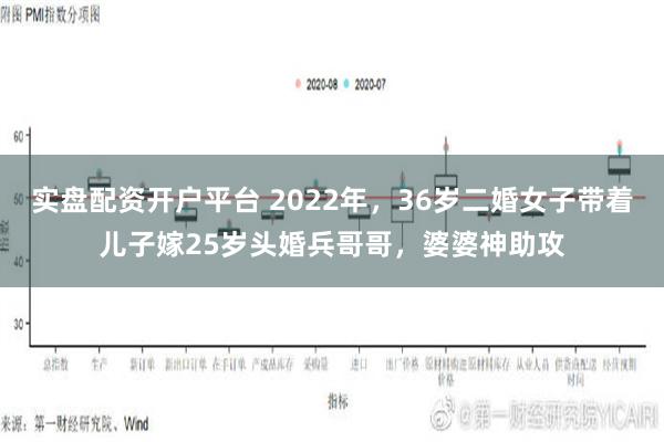 实盘配资开户平台 2022年，36岁二婚女子带着儿子嫁25岁头婚兵哥哥，婆婆神助攻