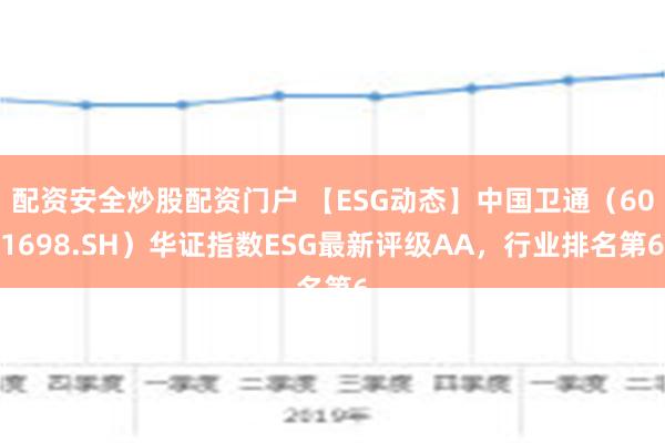 配资安全炒股配资门户 【ESG动态】中国卫通（601698.SH）华证指数ESG最新评级AA，行业排名第6
