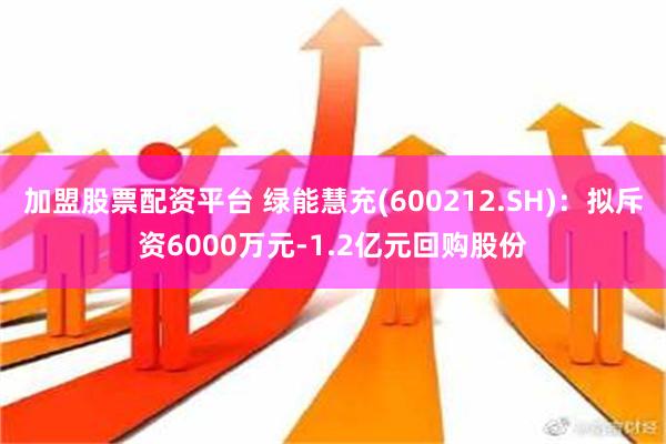 加盟股票配资平台 绿能慧充(600212.SH)：拟斥资6000万元-1.2亿元回购股份