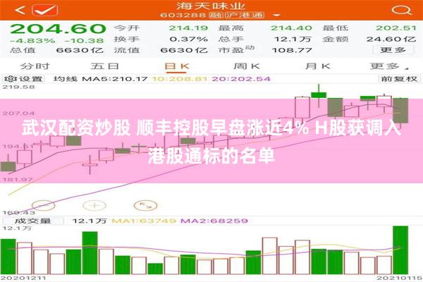 武汉配资炒股 顺丰控股早盘涨近4% H股获调入港股通标的名单