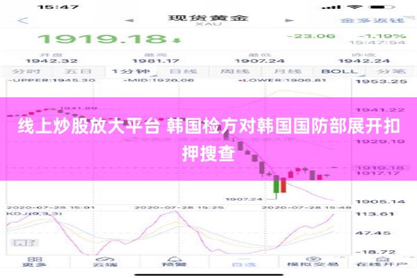 线上炒股放大平台 韩国检方对韩国国防部展开扣押搜查